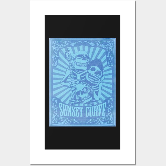 SUNSET CURVE ROCK BAND (POSTER VERSION) #4 Wall Art by ARTCLX